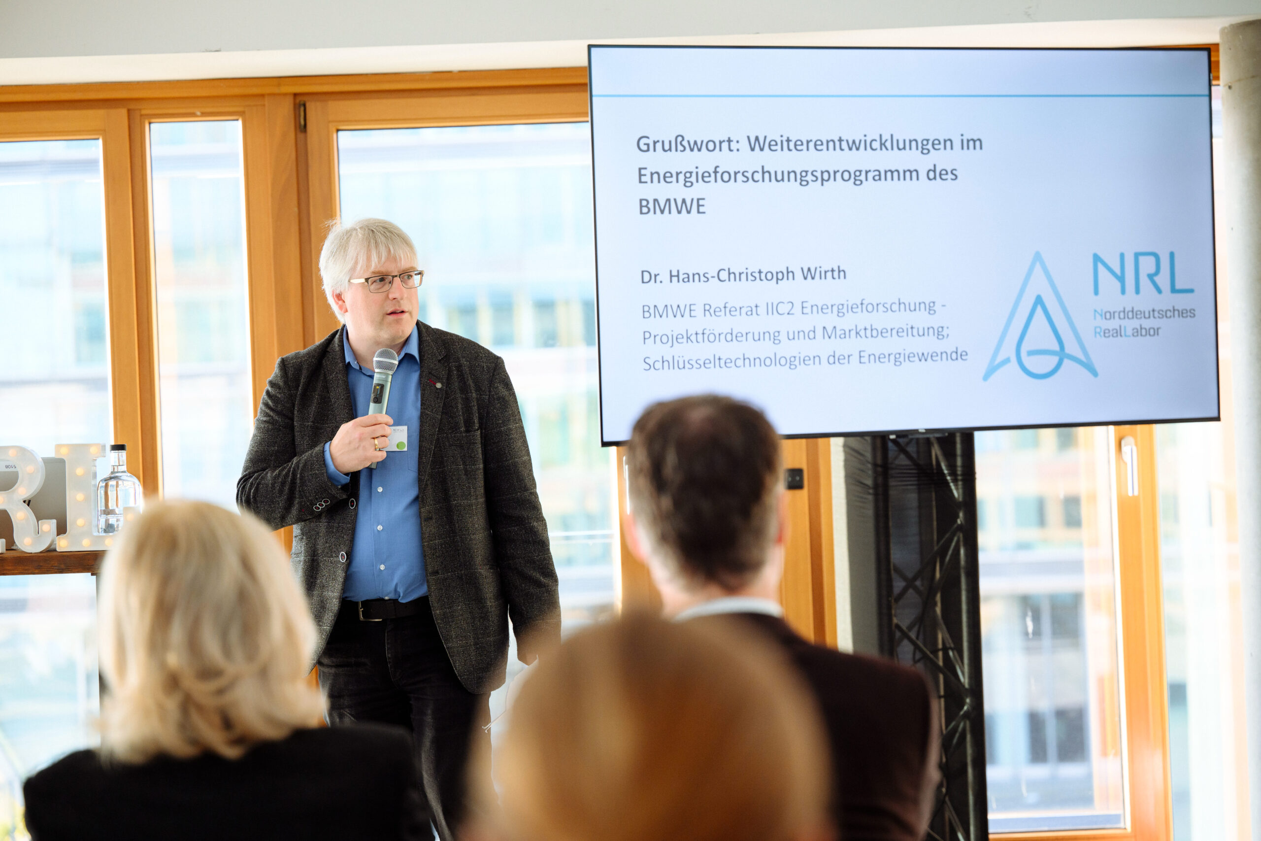 Konsortialtreffen des Norddeutschen Reallabors am 06. November 2025 unter dem Motto „NRL meets NEW 4.0“ in Hamburg.
Foto: Gregor Fischer