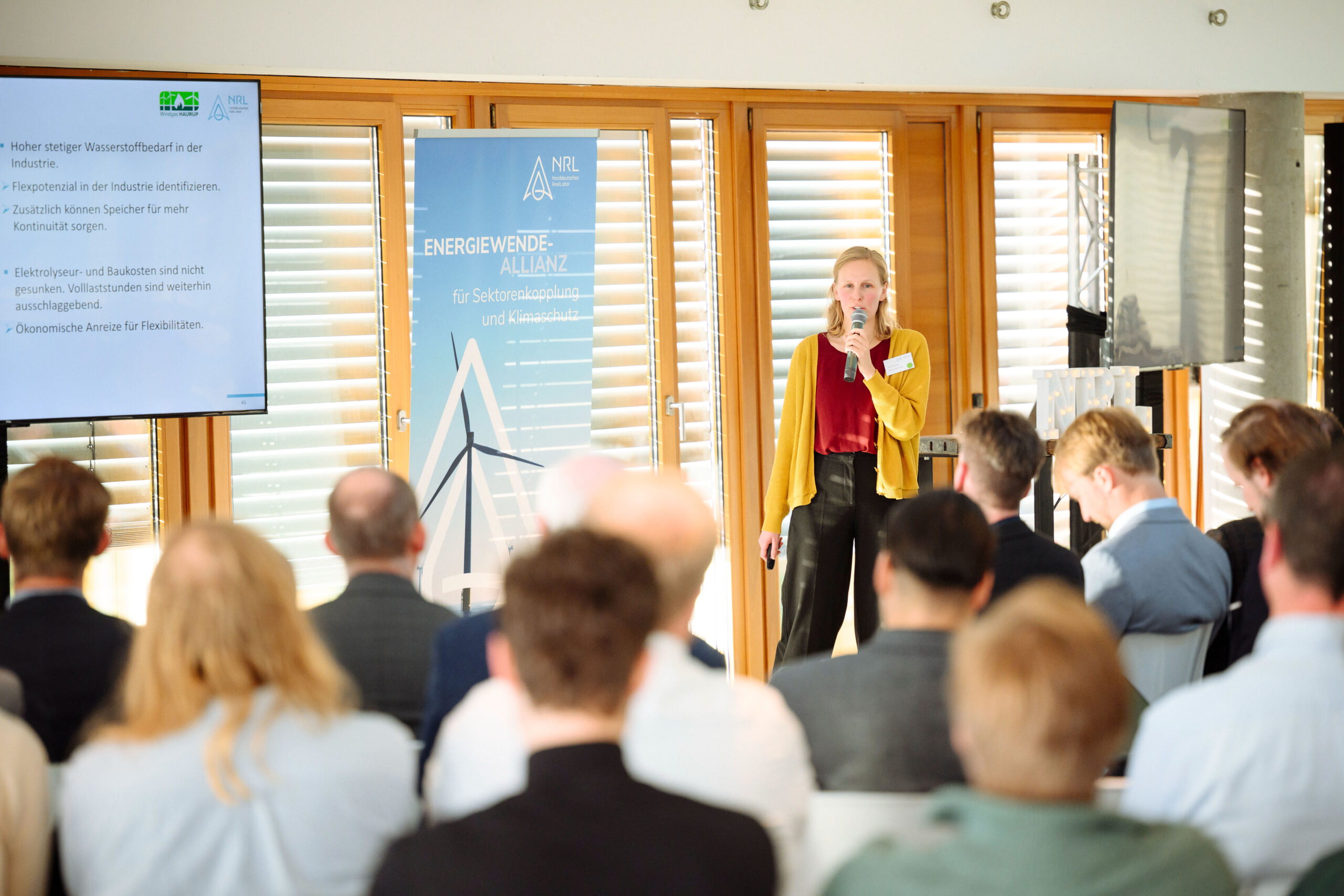 Konsortialtreffen des Norddeutschen Reallabors am 06. November 2025 unter dem Motto „NRL meets NEW 4.0“ in Hamburg.
Foto: Gregor Fischer