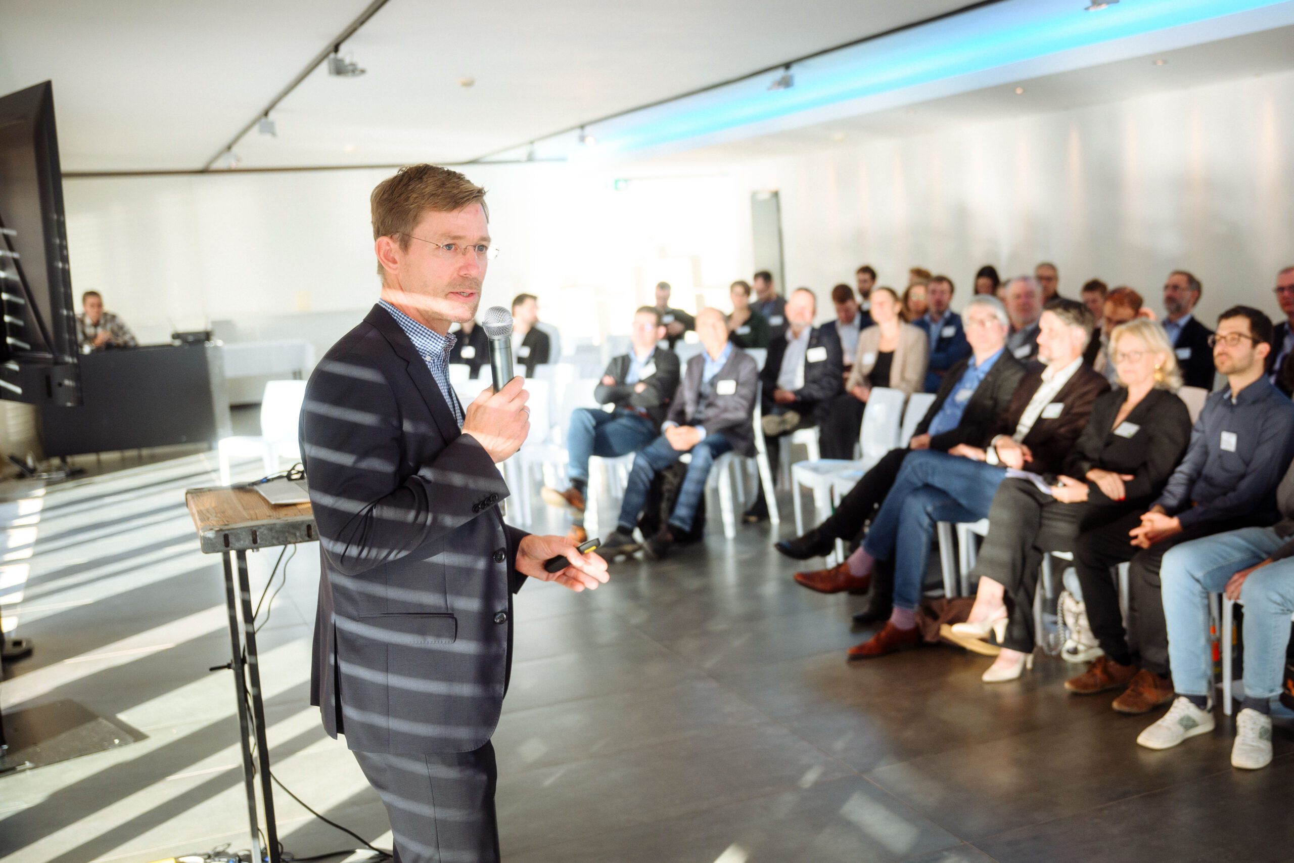 Konsortialtreffen des Norddeutschen Reallabors am 06. November 2025 unter dem Motto „NRL meets NEW 4.0“ in Hamburg.
Foto: Gregor Fischer